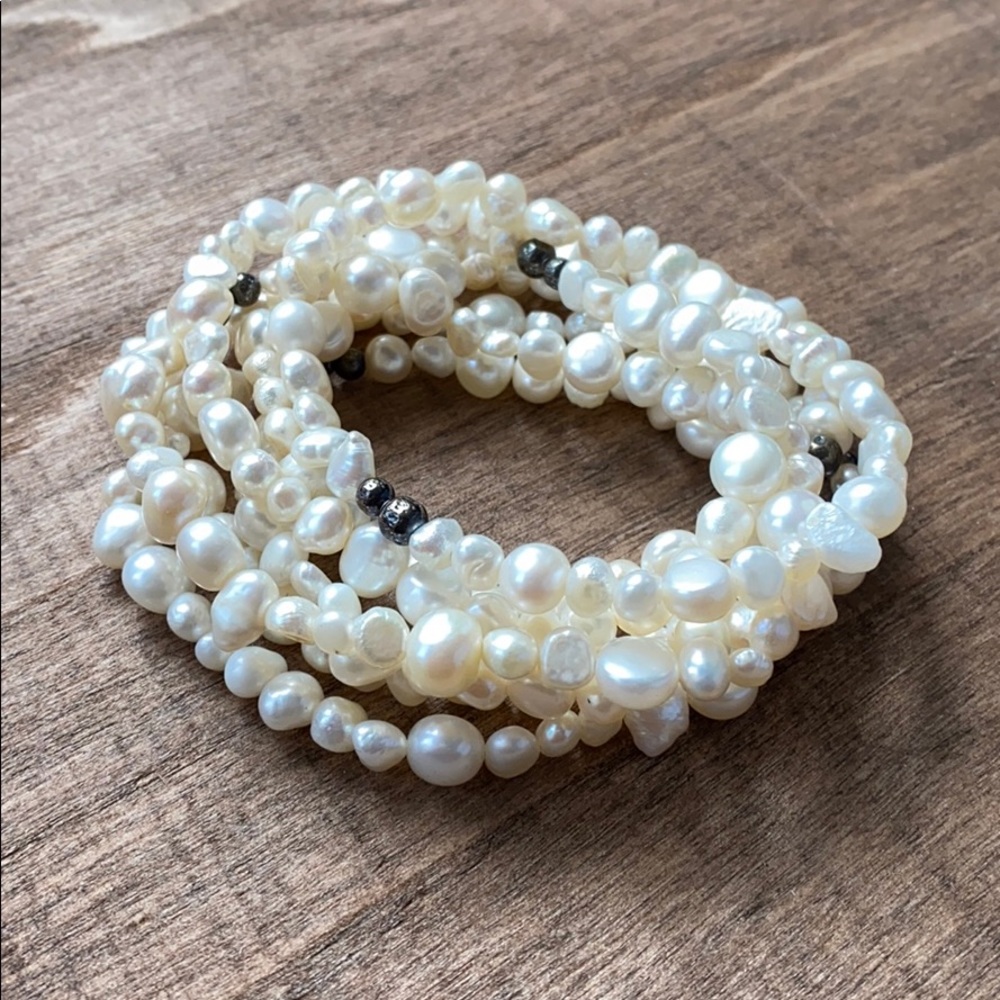 Silpada Pearl Bracelet Set